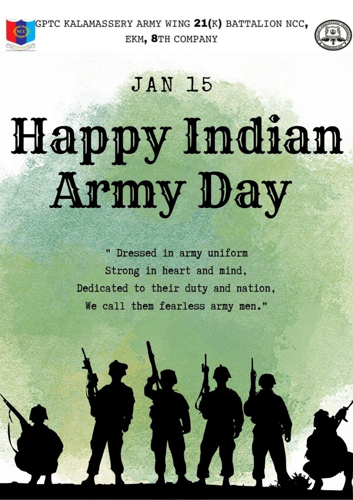 15th January is Celebrated- Indian Army Day